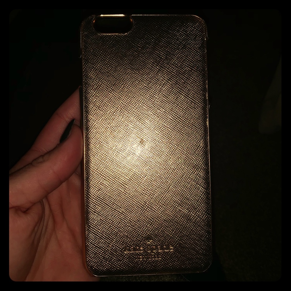 Gold Kate Spade Iphone 6 plus  case